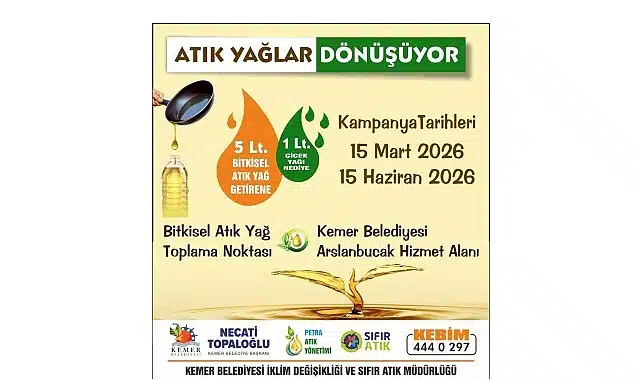 Atık yağını getir hediyeni götür