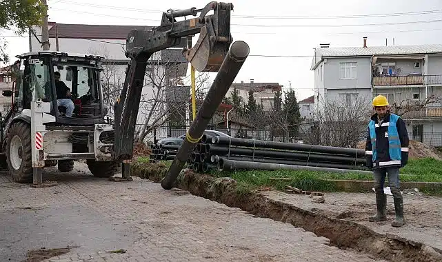 Derince’de Altyapı Çalışmaları Tüm Hızıyla Sürüyor