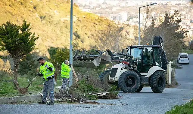 Narlıdere Belediyesi’nden kapsamlı bahar temizliği