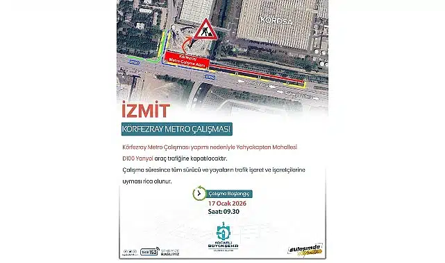 Yahyakaptan’da iki güzergâha geçici ara